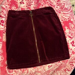 Target Red Mini Pencil Skirt for Night Out